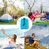 Pillow 2x2.1m Waterproof Pocket Beach Blanket Folding Camping Mat Mattress Portable Lightweight Outdoor Picnic Sand