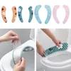 Toilet Seat Covers Universal Plush Winter Cover Mat Soft Warm Adhesive Pads Cushion Bathroom Closestool Lid Accessories