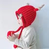 Chapeaux bonnet doublure de chapeau oreillettes casquettes tricot né chaud bois Crochet