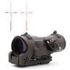 Spectre Dr Tactical Rifle Zakres 1x-4x Stały podwójny cel oświetlony wzrok czerwonej kropki do polowania