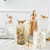 Opslagflessen Creatieve dierenfles met vers verzegelde deksel glazen container Jar kast decor