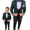 Personalize Tuxedo One Botão Handsome Peak Lapel Groom Tuxedos Men Suit