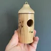 Натуральный деревянный колибри дом украшения птиц -домики гнездо окно на открытом воздухе