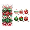 Party-Dekoration, 30 Stück, Weihnachtskugel-Ornamente, kreativer Baumschmuck, Haushalt, Outdoor, Spaß, aufblasbares PVC-Spielzeug, Geschenk