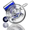 Pièce de bol épais pour les diapositives de bang en verre Entonnoir Bols Tuyaux 5mm Bongs Fumer Couleur Bleu Heady Grossiste Huile Rigs Pièces 14mm 18mm