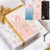 Gift Wrap 50Pcs Exquisite Happy Birthday Stickers Pink Blue Waterproof Sticker Kids Toys Small Packaging Seal Labels