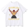 Men's T-Shirts Anime Men Women Cartoon Graphic Tees Mens FASHION Vintage Tshirt Baki The Grappler Yujiro Hanma Woelds Strongest Print T Shirts T230103