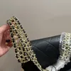 Flapa torby Chians 2023 gorąca metalowa dama luksusowa najlepsza marka marki mody torebki na ramiona jakość kobiet portfele telefonu torebki