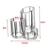 Scatole di stoccaggio trasparente organizzatore cosmetico per trucco per trucco per trucco scatola di plastica in plastica acrilica forniture per le penne da visita