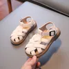 Sandálias meninos romano cruz cinta simples coreano bonito coberto dedos sandálias 2022 crianças moda verão novo plutônio allmatch sapatos casuais para 2949593