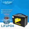 حزمة بطارية LiitoKala 12.8V 150Ah Lifepo4 12V150Ah بطارية ليثيوم الحديد الفوسفات عميقة الدوران لعاكس المحرك البحري مع 14.6V شحن AAA