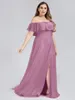 Special Occasion Dresses Plus Size Evening Dresses and Bandeau Sisters' Annual Meeting Party EP00968