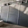 Recinzione di trellis gate in alluminio ventilazione a feritoia esterna murale a prova di pioggia recinzione protettiva