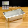 Plates Buffet Basin Stainless Steel Square Pots Tray Dishes