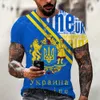 Men's T-Shirts Vintage 3D Printed T-Shirts for Men Ukrainian T Shirt Men Clothing Flag Short Sleeves Summer O-Neck Harajuku Top Stranger Things T230103