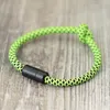 Cazibe bilezikler moda ip bileziği unisex etnik yuvarlak çekirdek iplik braclet plaj aksesuarları doğum günü hediyesi sevgili mikro mıknatıs braslet