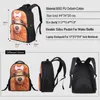 Backpack 17 Inch Larger Laptop Fashion Blank Sublimation Printing School Bag Children DIY Bookbag Men Shoulder Rucksack