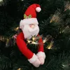 Kerstdecoraties gordijn buckle santa claus sneeuwman eland tiebacks houding boombe decoratie venster ornamenten