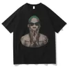 T-shirts pour hommes The Worm Dennis Rodman Graphic Print T-shirt Regular Men Hip Hop Fashion Tee Man Womens Crewneck Quality Basketball Boy T-shirt T230103