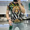 Men's T Shirts Fashion Xc46 Men's Tops & Tees 2023 Runway Luxury European Design Print Party Style T-Shirts Clothing