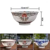 Bowls 4.5 Inch Jingdezhen Blue And White Porcelain Hollow Bowl Chinese Ceramic Tableware Home Rice Container Creative Gifts