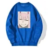 Sudaderas con capucha para Hombre Darling In The Franxx, sudadera para Hombre, sudadera Harajuku a la moda, Tops, prendas de vestir, ropa de cuello redondo, Supoleron de manga larga de invierno para Hombre