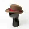 Berets x512 Damies Wełna fascynator kapelusz fedora unisex vintage kapelusze czapki trilby Man's Performance Cap