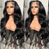 Lace Frontal Wigs Transparent Front Human Hair Wig Body Wave For Women