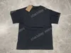 Xinxinbuy Men Designer T-shirt Paris konijn letters print jacquard korte mouw katoen vrouwen wit zwart blauw xs-2xl