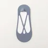 Women Socks Sexy Cross Sock Slippers Crystal Silk Non-slip Silicone Invisible Summer Comfortable Boat No Trace Hosiery
