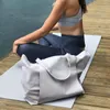 Buitenzakken Yoga Bag Canvas Carrier Grote capaciteit draagbare trainingskussen Organisator Fitness Tote Buiten accessoires voor kantoor