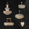 Lustres Plafond De Luxe 2023 Tendance Cristal Lampes Suspendues Luminaire Led Lustres Para Sala De Janta