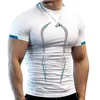 T-shirt da uomo T-shirt da corsa a compressione manica corta T-shirt sportive da palestra Top fitness da uomo Tuta da jogging Asciugatura rapida Camicia da atletica Top T230103