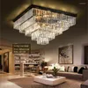 Światła sufitowe krystaliczne światło LED duży żyrandol luksusowy wisząca lampa modowa nowoczesne żyrandole
