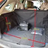 Housses de siège de voiture pour chien Tapis pour animaux de compagnie en tissu Oxford imperméable pour la doublure de cargaison de coffre de SUV Couverture entière Transporteurs antidérapants solides Accessoires de voyage