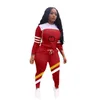 Fomens Sports Tracksuits Joggers Red e Green Stripe Splicing Duas pe￧as Jaquetas Jaquetas Capuzes com capuz e cal￧as esportivas roupas casuais de luxo