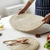 round woven table mats
