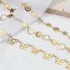 Anklets Fashion Classic Anklet For Women Stainless Steel Gold Color Heart Moon Chains Foot Jewelry Bracelet Gift Wholesale