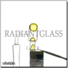 흡연 14mm 18mm Quartz Banger 세트 Radiantglass 45 90 Turp 슬러퍼 실리콘 용기와 유리 봉 DAB 장비를위한 금속 네일이있는 전체 용접