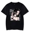 Мужские рубашки аниме Нана Осаки Топы O-образного выявления Hip Hop Print Fashion