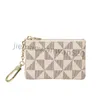 2022 Designers Paris style plaid Portefeuilles KEY POUCH Le cuir contient de véritables femmes de créateurs classiques porte-clés rond porte-monnaie