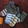 Men's Socks 10Pair/LOT Stripe Solid Cotton Funny Men Calcetines Winter Warm Sock Slippers Present For Ankle