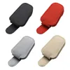 Interior Accessories Magnetic Leather Sunglasses Hanger Clip Storage Glasses/Cards/Masks Car Rack Glasses For Sun Visor