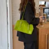 Avondtassen pu groen vrouwen dagelijkse zakelijke onderarm tas 2023 trend luxe ontwerper casual prachtige zachte textuur ins wilde forens schouder