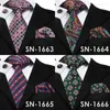 Bow Ties SN-1430 Arriving Paisley Tie Set Luxury Blue Neck Hanky Cufflinks Hi-Tie Silk For Mens Business Wedding Party