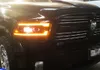 Faróis do carro Luzes de corrida diurnas para Dodge Ram 1500 2500 LED LED LUZ FRONTAÇÃO SINGRANTE DÍVIL DÍVIL DÍVIL