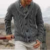 Men's Sweaters 2023 Autumn And Winter Men's Fashion Casual Single Breasted Polo Knitwear Outdoors Sports Cardigan