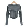 Canotte da donna Camis Top corto sexy Corsetto estivo in maglia con canotta bianco raccolto a coste nero carino abiti punk 221231