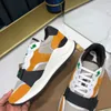 SCHUHE B01 Designer-Top-Version handgefertigt nach Maß 2021 Babaojia orangefarbene Herren-Freizeitmode-Sneaker mit dicken Sohlen