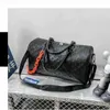 Femmes week-end sacs de Sport nuit Gym Sport étanche luxe impression Design sac de voyage en cuir sac de Sport 220630249y